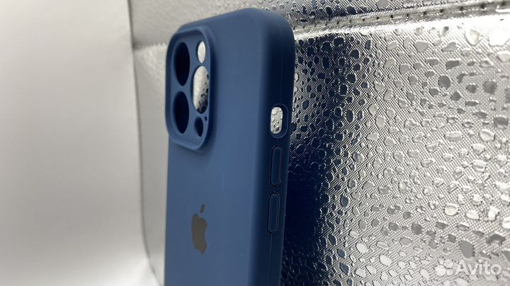 Чехол на iPhone 14 Pro Silicon Case Abyss Blue