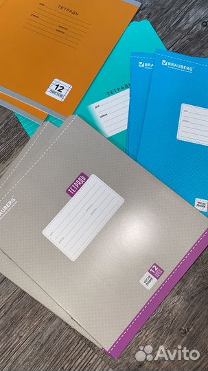 Тетради в узкую/косую линейку