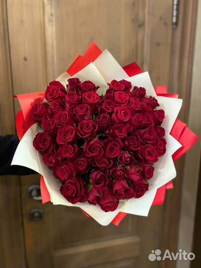 Букет из 15, 25, 51, 101, розы. тамбов