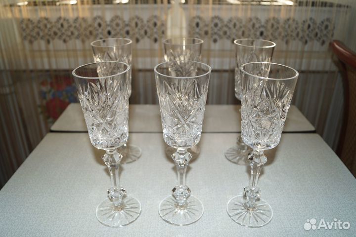 Хрустальные бокалы СССР