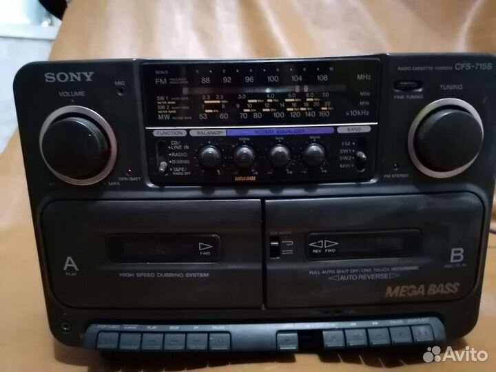 Музыкальный центр Sony без колонок