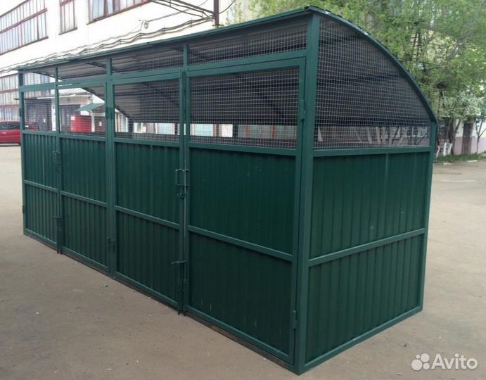 Контейнерная площадка для тбо 3500х1700х2200мм
