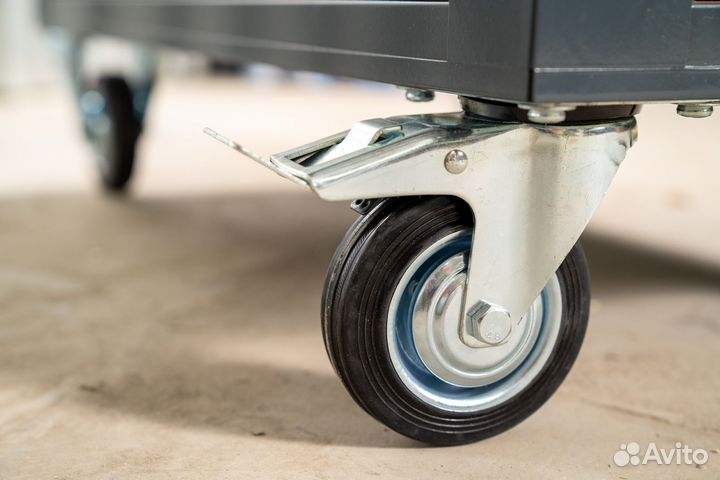 Тележка инструментальная тзи-4Pro 4 полки синяя