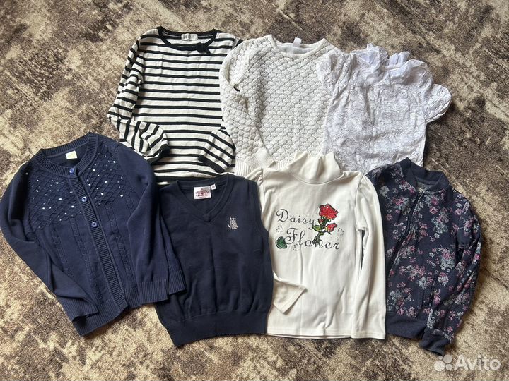 Вещи пакетом для девочки 116 122 128