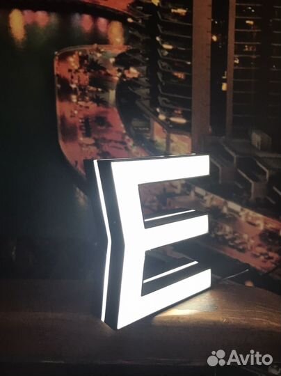 3Д буквы с торцевой подсветкой