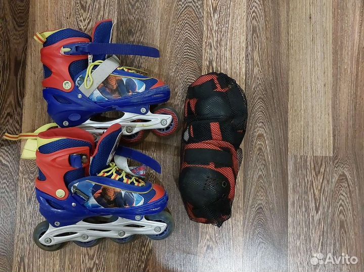 Роликовые коньки детские раздвижные