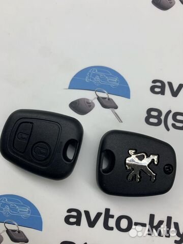 Корпус ключа Пежо 206 (Peugeot 206)