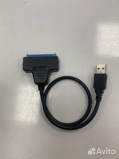 Переходник USB 2.0 to SATA 22 Pin