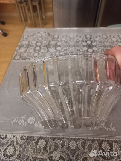 Ваза для фруктов хрусталь СССР