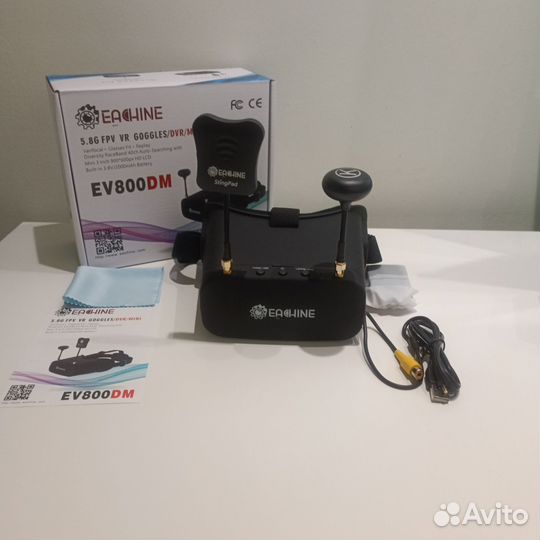 Оригинальный fpv шлем eachine ev800dm новый
