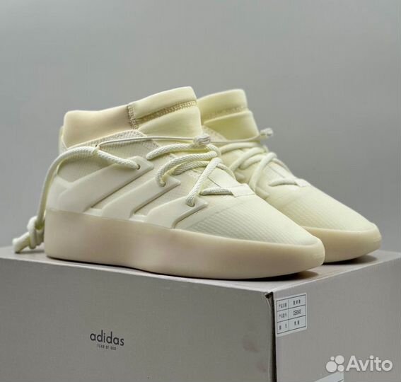 Белые Adidas Fear of God Athletics для активного о