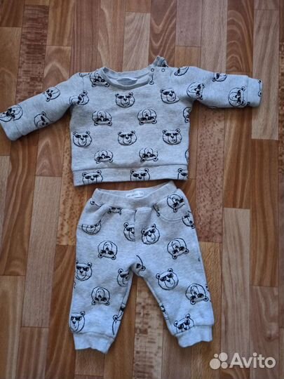 Костюм на мальчика 80 кофта,штаны 7-13 месяцев