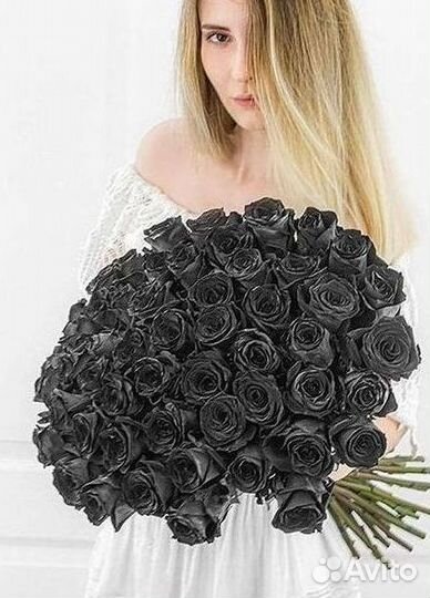 Чёрные розы Букеты доставка