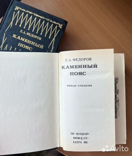 Книги Е.А. Федоров Каменный пояс