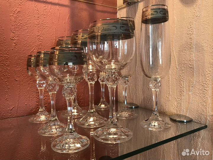 Набор бокалов Claudia Bohemia Crystal новый