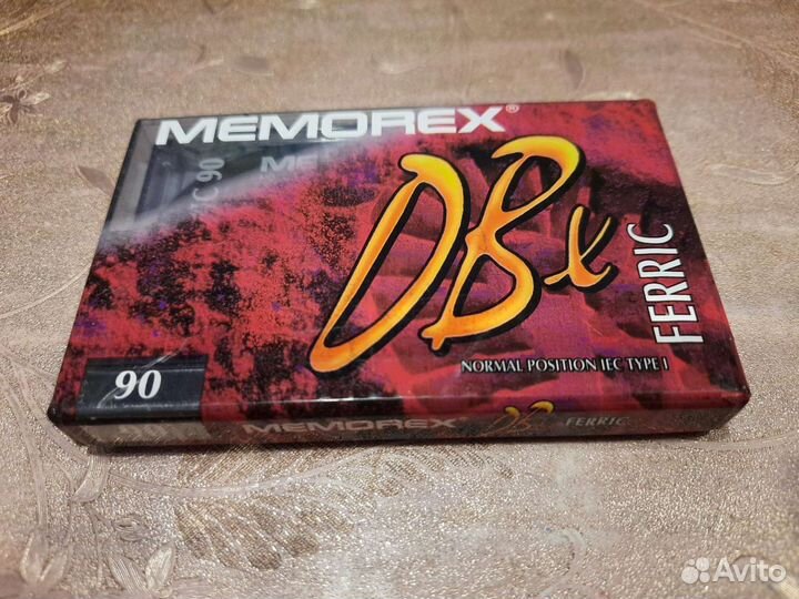 Аудио кассета memorex DBx Ferric 90 запечатанная