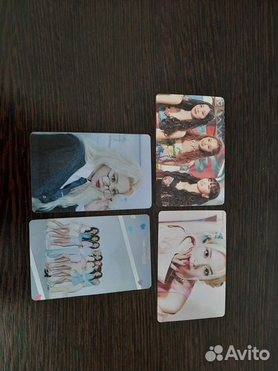 Карты Stray Kids, Twice, Itzy