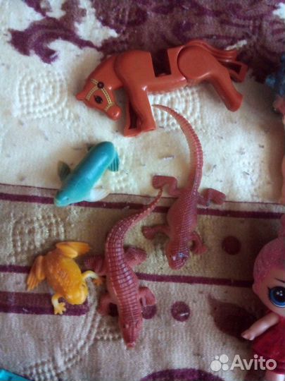 Кукла лол и фигурки из м/ф Свинка пеппа Trolls