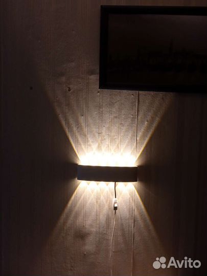 Новый металлический светильник 32см 2 шт