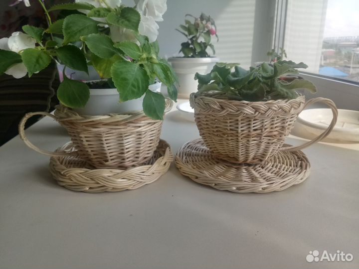 Чашки из лозы