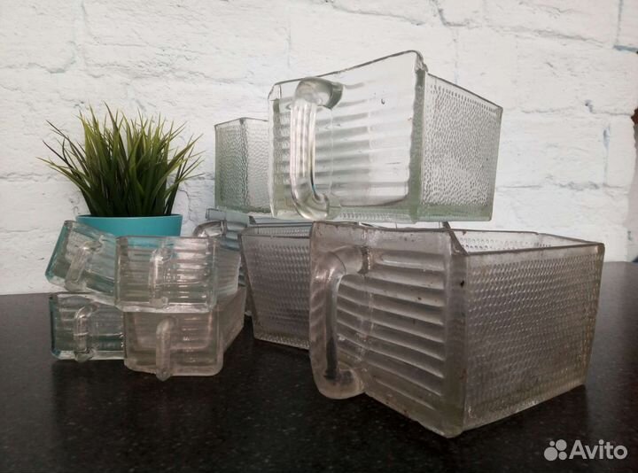 Стеклянные Ящики в старинный буфет старинное стекл