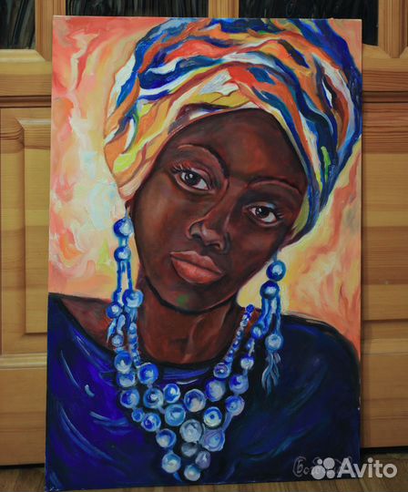 Картина маслом на холсте 50х70см