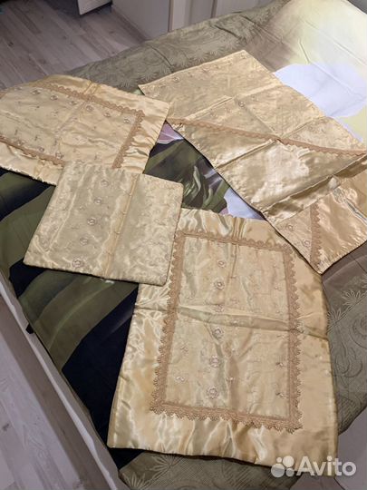 Комплект (покрывало, занавески, тюль, наволочки)