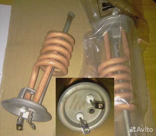 Тэн в/н верт.2000w-230v (медь) termex- 066055 (спи