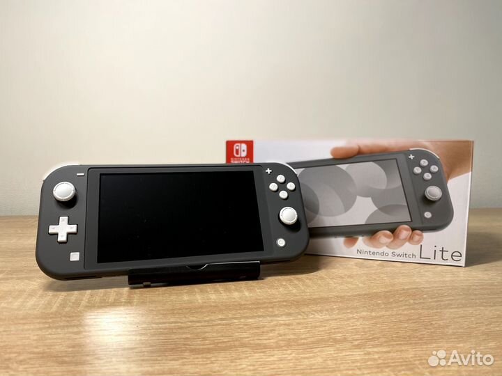 Новая Nintendo switch lite прошитая серая и желтая