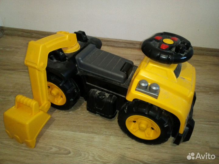 Машина каталка конструктор-экскаватор Mega Bloks б