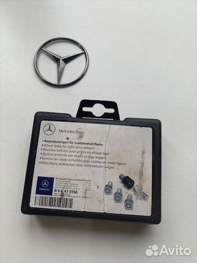 Колесные болты с секреткой Мерседес w166