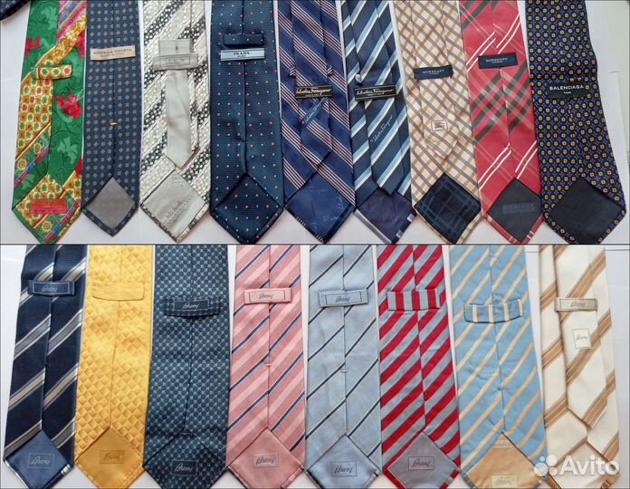 Галстуки 1000 шт. Louis Vuitton, Hermes