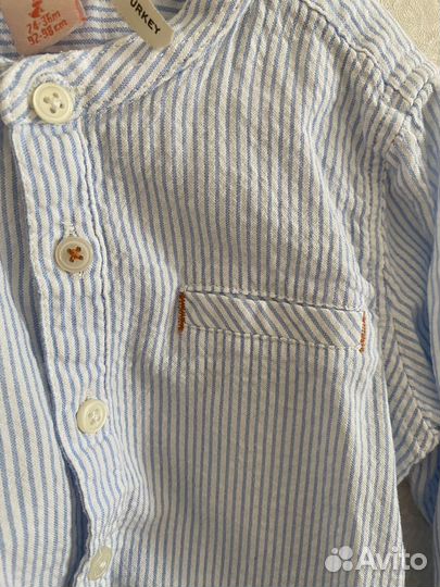 Рубашка на мальчика 92