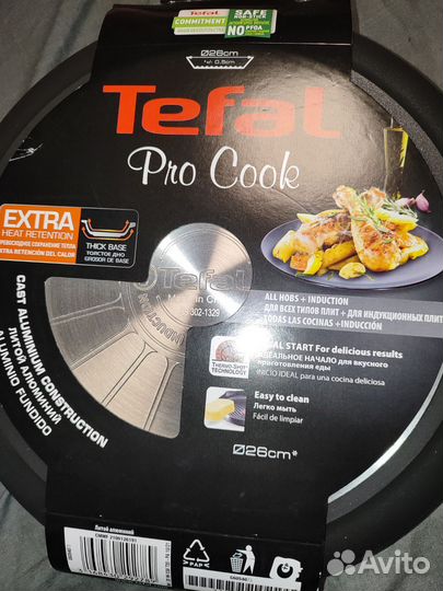 Tefal Сковорода Pro Cook, 26 см