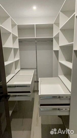 Гардеробная на заказ в рассрочку