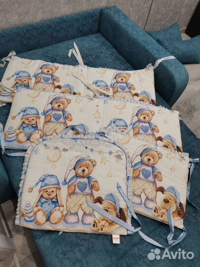 Комплект в кроватку 4 предмета 