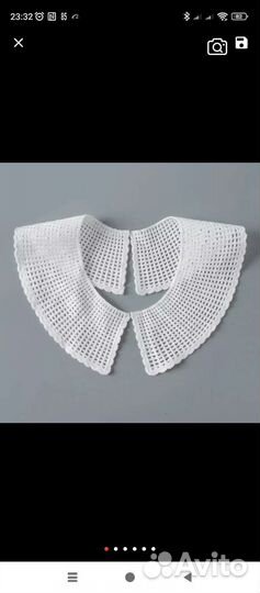 Воротник кружевной пришивной 