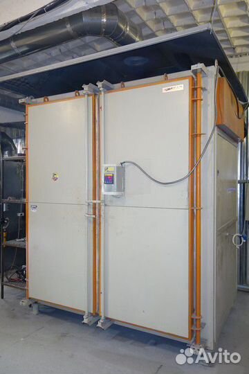 Продам большую электропечь из н/ж стали (до 500 С)
