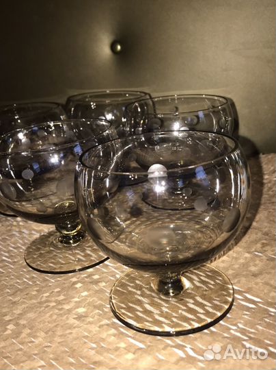 Фужеры Тарбеклаас ссср,цветное стекло