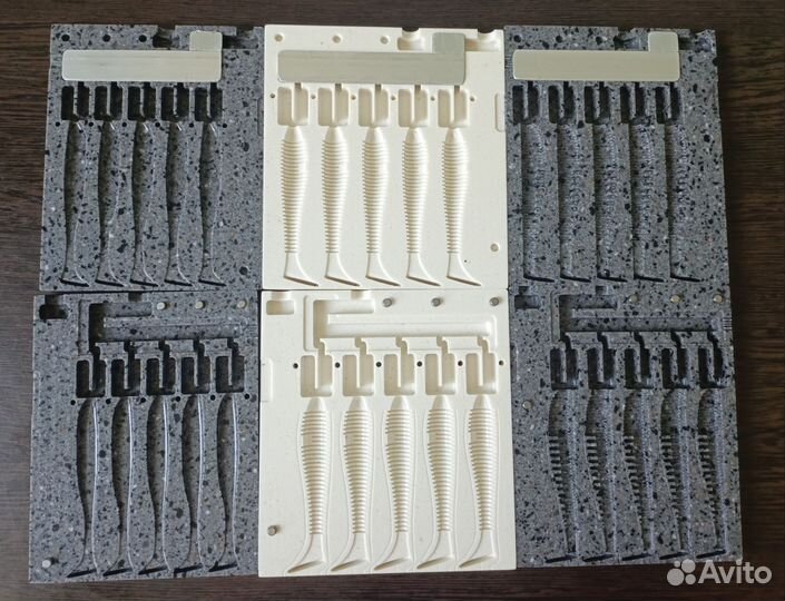 Формы для литья силиконовых приманок