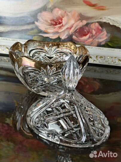 Бонбоньерка хрусталь Anna Hutte Германия