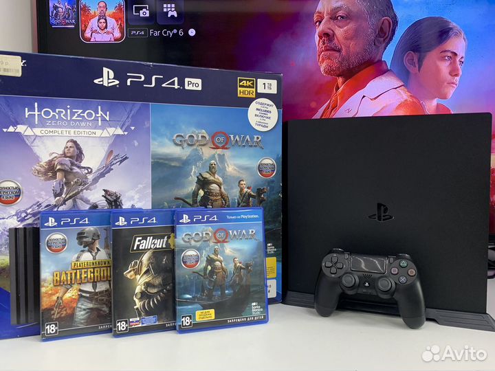 Sony PS4 Pro 1TB / Игры / Магазин + Гарантия