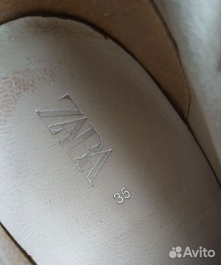 Полусапожки zara 35