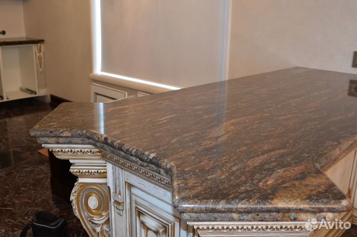 Изготовление столешниц из мрамора, гранита, кварца