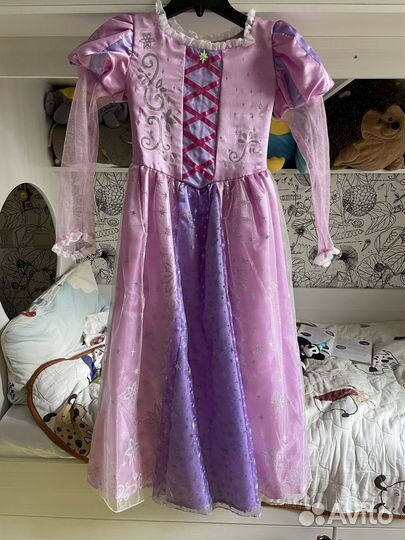 Карнавальный костюм Рапунцель Дисней 10 лет