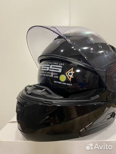 Мото шлем модуляр новый черный размер S