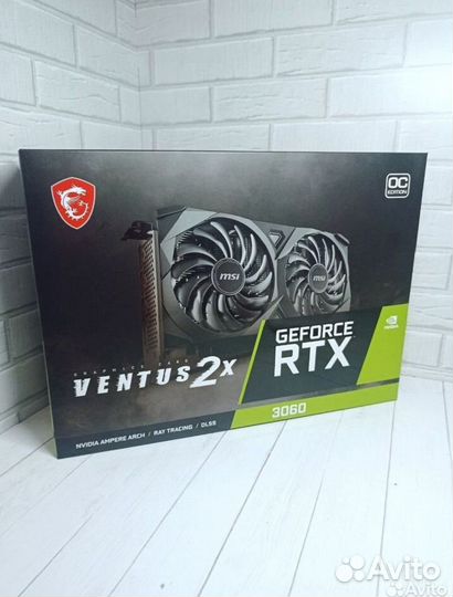 Видеокарты RTX 3060 OC 12gb (новые гарантия)