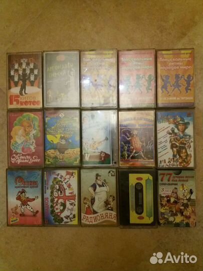 Кассеты для детей: музыка, песни, сказки и др