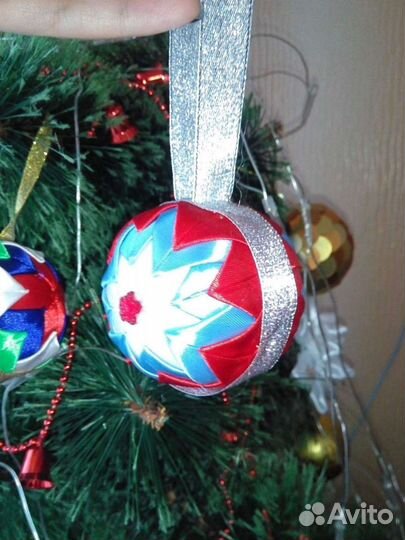 Новогодние шары ручной работы