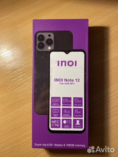 INOI Note 12, 4/128 ГБ